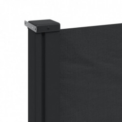 Seitenmarkise Ausziehbar Schwarz 180x300 cm