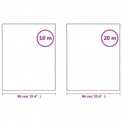 Fensterfolien 3 Stk. Matt 3D Regenbogen-Muster PVC