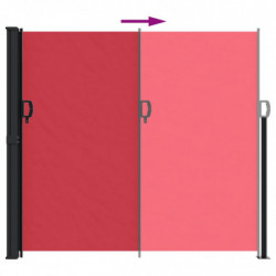 Seitenmarkise Ausziehbar Rot 180x500 cm