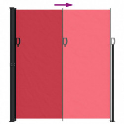Seitenmarkise Ausziehbar Rot 220x300 cm