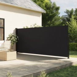 Seitenmarkise Ausziehbar Schwarz 180x600 cm
