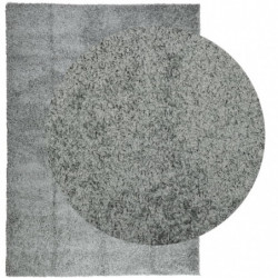 Teppich Shaggy Hochflor Modern Grün 200x280 cm