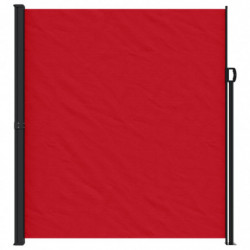 Seitenmarkise Ausziehbar Rot 220x500 cm