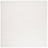 Teppich Shaggy Hochflor Modern Creme 240x240 cm