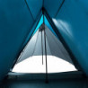 Campingzelt 3 Personen Blau Verdunkelungsstoff Wasserdicht