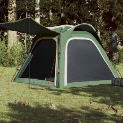 Campingzelt 4 Personen Grün...