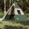 Campingzelt 7 Personen Grün Verdunkelungsstoff Wasserfest