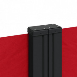 Seitenmarkise Ausziehbar Rot 140x600 cm