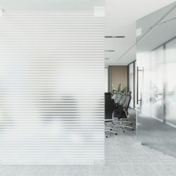 Fensterfolien Matt Streifen-Design PVC