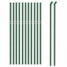 Maschendrahtzaun Grün 1x25 m Verzinkter Stahl