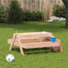 Picknicktisch mit Sandkasten für Kinder Massivholz Douglasie