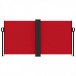 Seitenmarkise Ausziehbar Rot 120x1200 cm