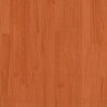 Sonnenliege Wachsbraun 205x70x31,5 cm Massivholz Kiefer