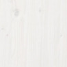 Pflanztisch mit Ablagen Weiß 82,5x45x86,5 cm Massivholz Kiefer