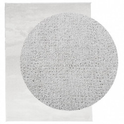 Teppich OVIEDO Kurzflor Grau 240x340 cm