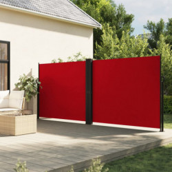 Seitenmarkise Ausziehbar Rot 180x1200 cm
