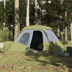 Campingzelt 6 Personen Grün...