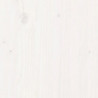 Sonnenliege Weiß 205x110x31,5 cm Massivholz Kiefer