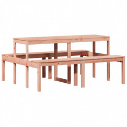 Picknicktisch 160x134x75 cm Massivholz Douglasie