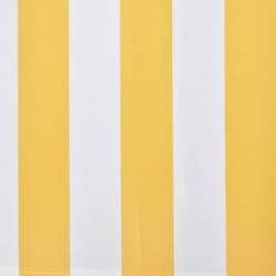 Gelenkarmmarkise 300 cm Gelb & Weiß