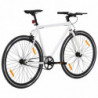 Fahrrad mit Festem Gang Weiß und Schwarz 700c 51 cm
