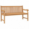 Gartenbank 150 cm Massivholz Teak