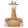 Plüsch-Kindersessel Giraffe Braun