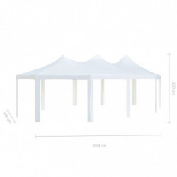 Pavillon Wilmar 834 x 448 x 320 cm Weiß