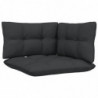 4-tlg. Garten-Lounge-Set Gerhard mit Anthrazit Kissen Kiefernholz