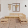 8-tlg. Garten-Lounge-Set Petra Massivholz Kiefer