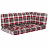 4-tlg. Paletten-Lounge-Set mit Kissen Grün Kiefer Imprägniert