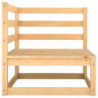 8-tlg. Garten-Lounge-Set Phileas Massivholz Kiefer