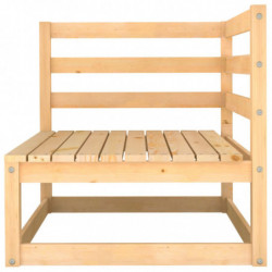 8-tlg. Garten-Lounge-Set Philibert Massivholz Kiefer