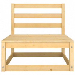 8-tlg. Garten-Lounge-Set Philibert Massivholz Kiefer