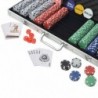 Poker Set mit 500 Chips Aluminium