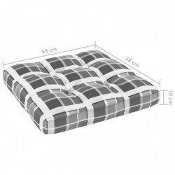 4-tlg. Paletten-Lounge-Set mit Kissen Grün Kiefer Imprägniert
