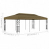 Pavillon Wim 6x3 m Taupe 180 g/m²