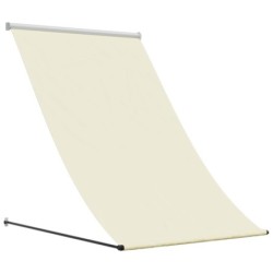 Markise Einziehbar Creme 100x150 cm Stoff und Stahl