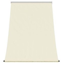 Markise Einziehbar Creme 100x150 cm Stoff und Stahl