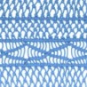 Makramee Vorhang Blau 140x240 cm Baumwolle