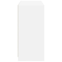 Kleiderschrank Weiß 77x48x102 cm Holzwerkstoff