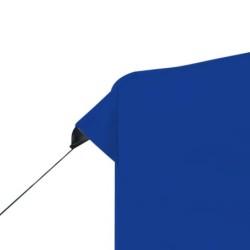 Profi-Partyzelt Faltbar Aluminium 2x2 m Blau