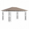 Pavillon Wini mit Moskitonetz 4x3x2,73 m Taupe 180 g/m²