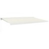 Markise Einziehbar Creme 5x3 m Stoff und Aluminium