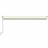 Automatische Markise mit LED & Windsensor 600x350 cm Creme