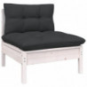 5-tlg. Garten-Lounge-Set Jill mit Kissen Kiefer Massivholz