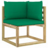 6-tlg. Garten-Lounge-Set mit Kissen Imprägniertes Kiefernholz