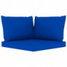 5-tlg. Garten-Lounge-Set Joep mit Blauen Kissen