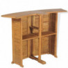 Klappbarer Bartisch 155x53x105 cm Teak Massiv