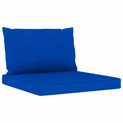 6-tlg. Garten-Lounge-Set Marian mit Blauen Kissen